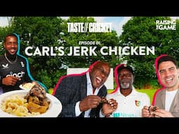 Chris Jordan and Ainsley Harriott try Carl’s Jerk Chicken | Taste of Cricket | Episode 1