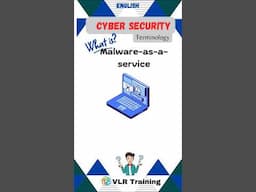 What is Malware as a service? cyber security terminology#vlrtraining #cybersecurity #education