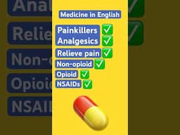 Medicine in English #medicalenglish #businessenglish #learnenglish