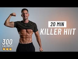 20 MIN KILLER HIIT WORKOUT - Full Body, No Equipment