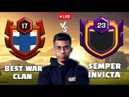 70 vs 111 War Win Streak Live Clan War (Clash of Clans)