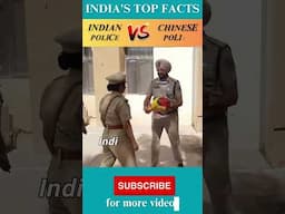 Indian Police vs Chinese Police Short comparison in hindi #shorts #shortsfeed