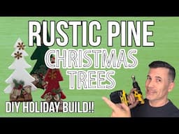 🎄 DIY Rustic Christmas Trees | Easy DIY Woodworking Project! 🎄