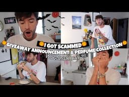 I Got SCAMMED! Giveaway Announcement & Fragrance Collection ~ Vlogtober Day 28