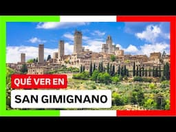 GUÍA COMPLETA ▶ Qué ver en la CIUDAD de SAN GIMIGNANO (ITALIA) 🇮🇹 🌏 Turismo y viajar a Italia