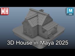 Fun little 3D House in Maya 2025 ( timelapse )