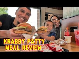 TRYING THE NEW KRABBY PATTY MEAL FROM WENDY'S