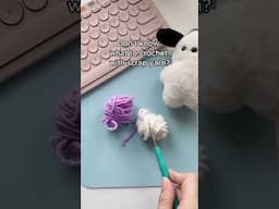 Don't know what to crochet with scrap yarn? Try this out!