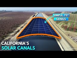 The Surprising Reason California is Putting Solar Panels on Its Canals