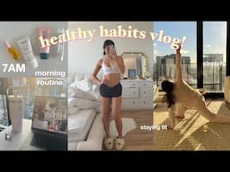 10 healthy habits (from a lazy girl) 🐰 *realistic* study vlog & productive day in the life