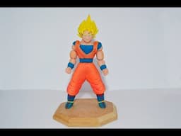 01- Goku super saiyan de porcelana fría/POLYMER/CLAY