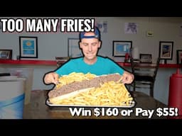 PUDGE'S Challenge: FRIES w/ a Side of CHEESESTEAK | 30 Minute Limit to Win $160