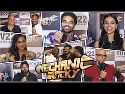 Celebrities Response At Mechanic Rocky Premier Show | Vishwak sen | TFPC