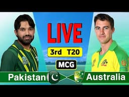 Pakistan vs Australia, 3rd T20 | Live Cricket Match Today | PAK vs AUS Live Match Today | PAK vs AUS