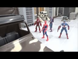 The Avengers team stops the Hulk