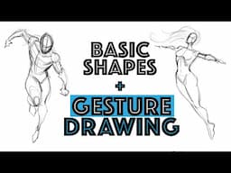 Gesture Drawing with Basic Shapes