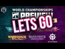 Warhammer World Championships PREVIEW TIME!