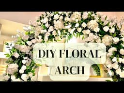 ✨NEW VIDEO | DIY FLOWER ARCH  | WHITE FLOWER ARCH | DOLLAR TREE FLORALS  @SpringsSoulfulHome