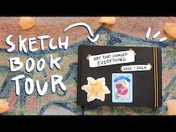 I spent 2 years on this sketchbook.👀 (it grew my art business!) | SKETCHBOOK TOUR