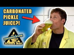 Let's Carbonate Everything! | Pickle Juice, Milk, Hot Sauce and More! | Science Max