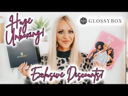 HUGE Glossybox Unboxing! Barbie Limited Edition & Black Friday Box - EXCLUSIVE Discount Code For You