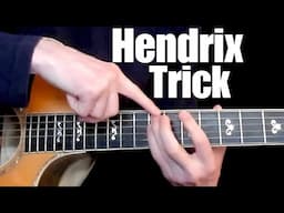 An Easy Chord trick I learned from Hendrix... a guitar lesson