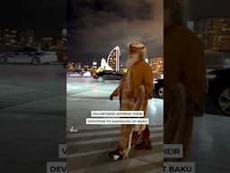 Volunteers Express Their Devotion To Sadhguru At Baku