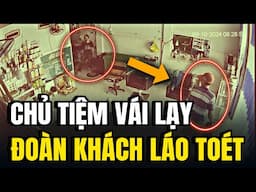 Tin 3 Phút Hài | CHỦ TIỆM VÁI LẠY ĐOÀN KHÁCH BÁ ĐẠO