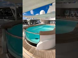 Unreal 🤯Jacuzzi on 157-foot “AMARYLLIS” Superyacht by Abeking & Rasmussen #luxurylifestyle #yacht