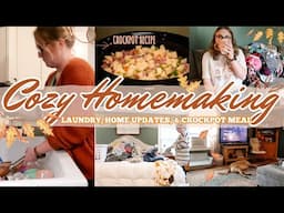 FALL HOMEMAKING | COZY MOTHERHOOD MOTIVATION, LIFE CHAT, & CROCKPOT RECIPE | Julie Tiffany