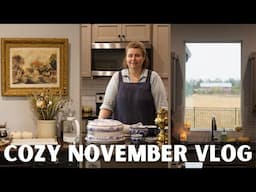 Cozy Vlog | November | Come Thrift With Me