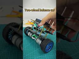 Two-wheeler balance mode demonstration#DIY #nano #programming