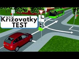 Křižovatky Testy [Autoškola] 2024: Dopravní online křižovatky a značky – Pravidla i řešení testů