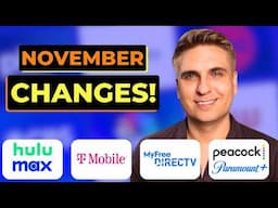 Big Streaming Changes for November 2024!