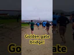 Seeing the GOLDEN GATE BRIDGE during the San Francisco Marathon!