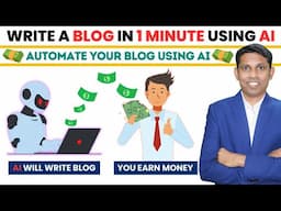 How to Automate Your Blog Using AI. One Click Blog Post Writer 2024.