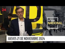 Estado Nacional - Jueves 21 de noviembre 2024