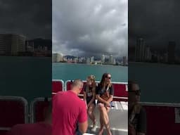 Glass bottom boat ride, Waikiki Hawaii