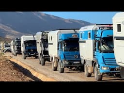 Marokko EXMO Convoy (Tag 11) Lunch in Tinejdad - Unterwegs mit 'Eine Welt Reisen' Fahrzeugtechnik