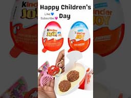 Happy Children’s Day | Kinder Joy ASMR #shorts #trendingshorts #kinderjoy #asmr #viralvideo