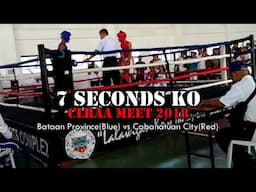 7 Seconds Knockout in Amateur Boxing(Bataan vs Cabanatuan City)2018 CLRAA Meet