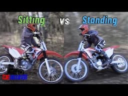 Sitting vs Standing Which Is Faster While Cornering On Trails?