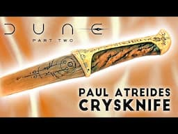 New Paul Atreides Crysknife from DUNE: Part Two! Crysknife Unboxing + Comparison