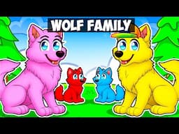 Having a WOLF FAMILY in Roblox!