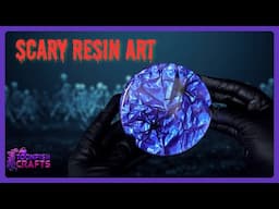 Don't be SCARED by this simple beginners resin art