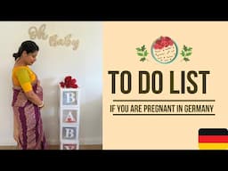 To do list if you are pregnant in Germany 🇩🇪|First trimester of pregnancy in Germany