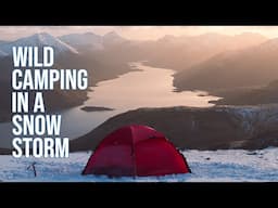 Pitching the Hilleberg Allak 2 in a Snow Storm | Winter Camping at it's Wildest