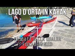 In kayak in compagnia al Lago d'Orta