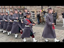 2024 Remembrance Sunday Parade | Marching Back to Edinburgh Castle, Scotland