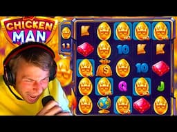 THIS NEW HACKSAW GAMING SLOT PAID MASSIVE! (CHICKEN MAN)